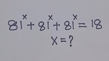 Nice Exponent Math Simplification | Find the Value Of X=?? Maths Olympiad #mamtamaam