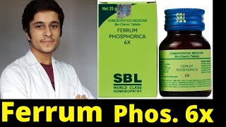 Ferrum Phosphoricum 6x benefits in hindi