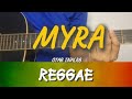 Myra | REPAGUITARA Reggae Guitar Tutorial | Otab Inalab 