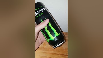 how to make engine sounds with a monster can.