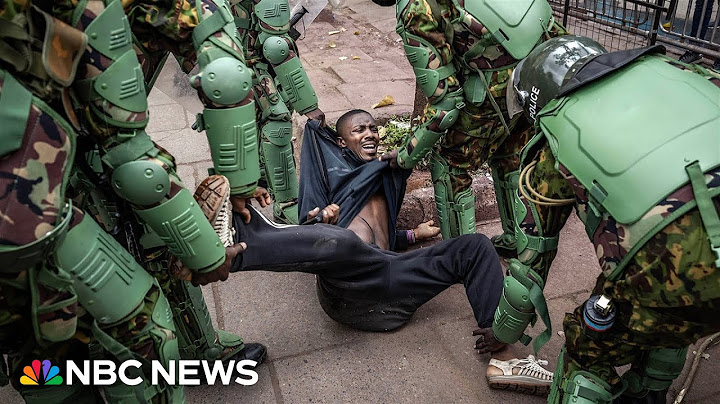 Police clash with protesters over Kenya’s controversial tax bill
