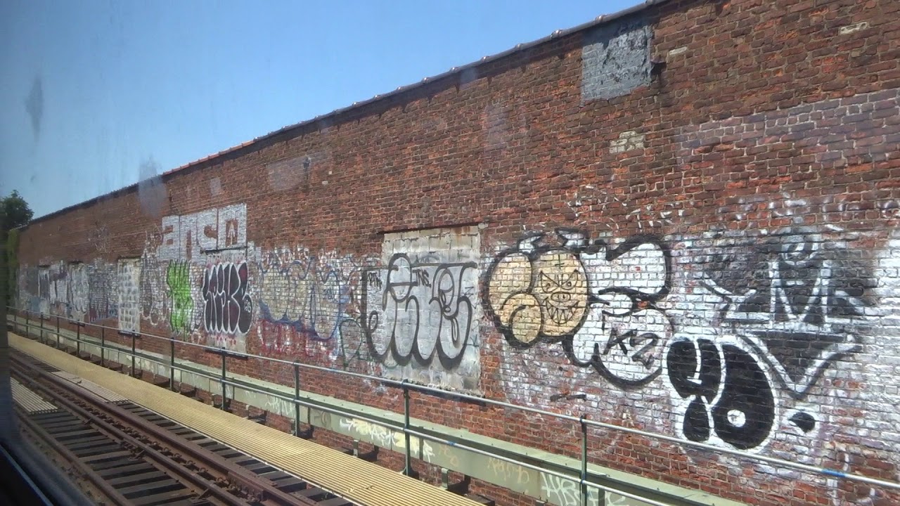 NYC Subway Vintage: On-Board R40 Slant# 4280 From Kings Highway To Brighton Beach