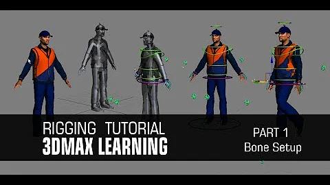 Animate character with Rigging setup in 3dmax Part 1