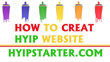 How to create Hyip website