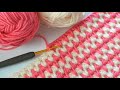 Subttled kolay  battanye  yelek model easy crochet baby blanketuygulama elisi sevdasi