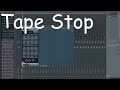 HOW TO TAPE STOP IN FL STUDIO (2 METHODS)