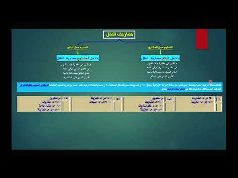 شرح مصاريف النقل وشروطها