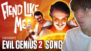 splatman Reacts to | FIEND LIKE ME | Evil Genius 2 Song! |