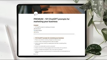 101 ChatGPT Prompts for Marketing Your Business: Free Notion Template & Kanban Board