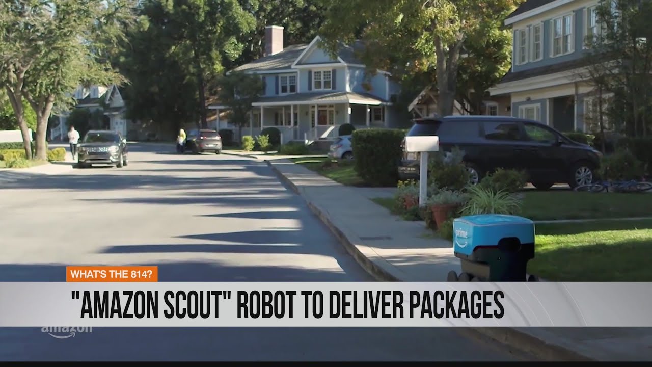 Amazon Scout Robot To Deliver Packages Youtube