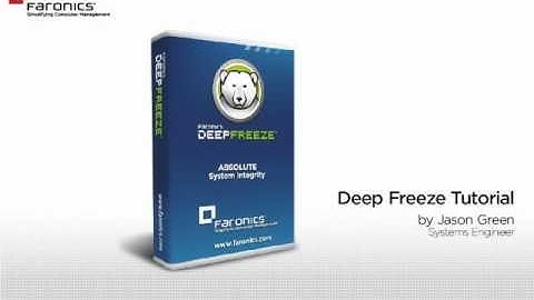 Deep Freeze Tutorial