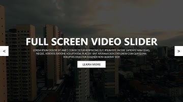Full Screen Video Slider With Next & Previous Control Buttons Using HTML CSS & Vanilla Javascript