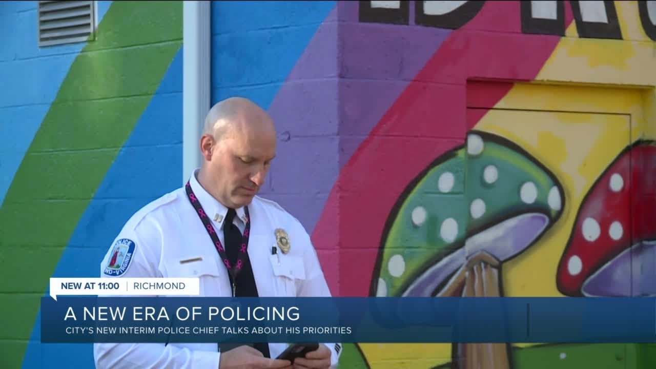 The priorities Richmond's new police chief has for the department - Acting Richmond Police Chief Rick Edwards made his first public comments since being appointed for the job.