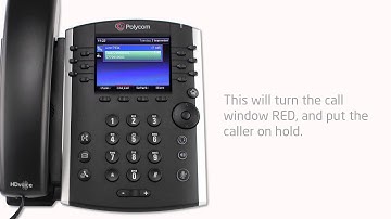 Horizon Training - Polycom VVX 410 - Chapter 5: Placing a call on hold