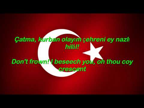 Istiklal Marsi - Turkey National Anthem English lyrics