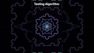 Hypnotic mathematical Fractal art #shorts