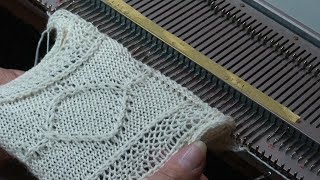 Hand manipulation with JUKI machine