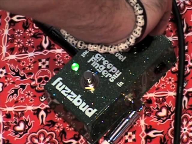 Creepy Fingers/ Fuzz Bud. ハンドメイド Creepy Fingers Effects FUZZBUD fuzz guitar effects pedal demo