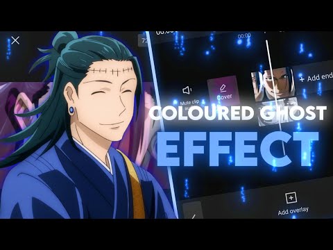 Coloured Ghost Effect | CapCut tutorial