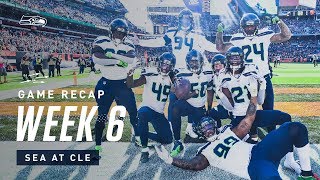 2019 Week 6: Seahawks at Browns Recap