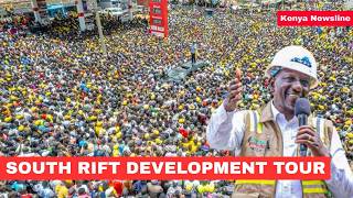 Live: President Ruto Tours Kericho, Bomet Counties for South Rift Development Tour!  FINAL DAY