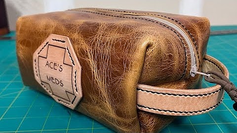 Pdf Pattern ! How to make Toiletry, Dopp kit, Groomsman bag.