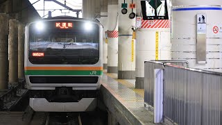 試9652M E231系都ﾔﾏU527編成　田端統括センターハンドル訓練