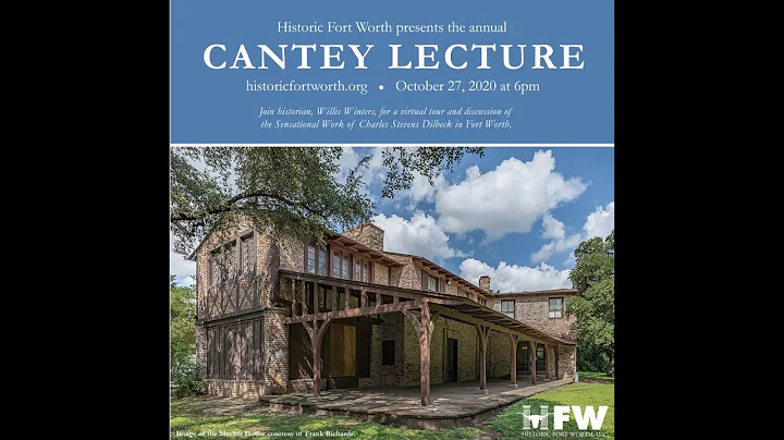 2020 Cantey Lecture - "The Sensational Work of Cha...