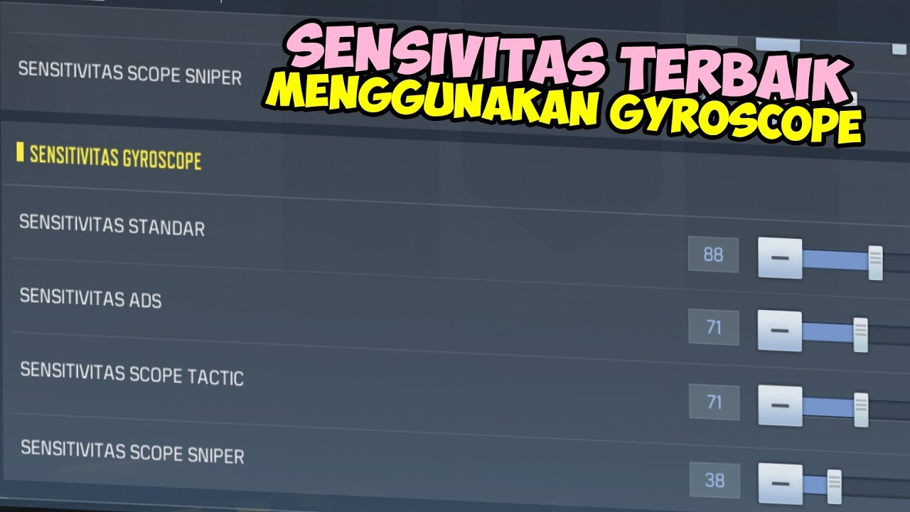 BONGKAR SENSIVITAS TERBAIK KETIKA MENGGUNAKAN GYROSCOPE - Call of Duty  Mobile Indonesia - 