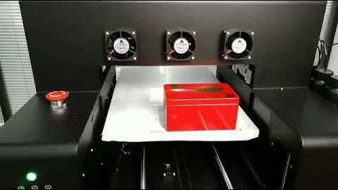 Focus Inc full-Automatic height sensor small metal stainless steel box led uv flatbed  printer