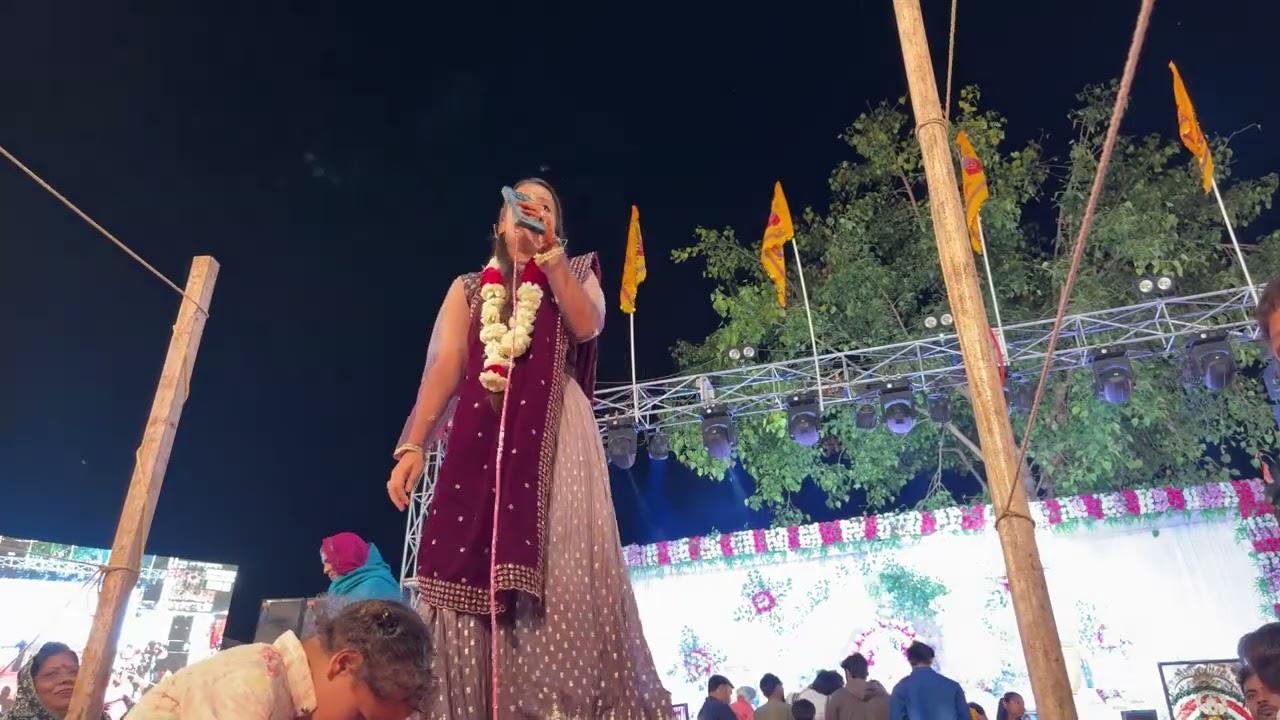 Highlight 7:48 – 12:48 from भजन संध्या लाइव सुमेरगंज मंडी ❤️😊