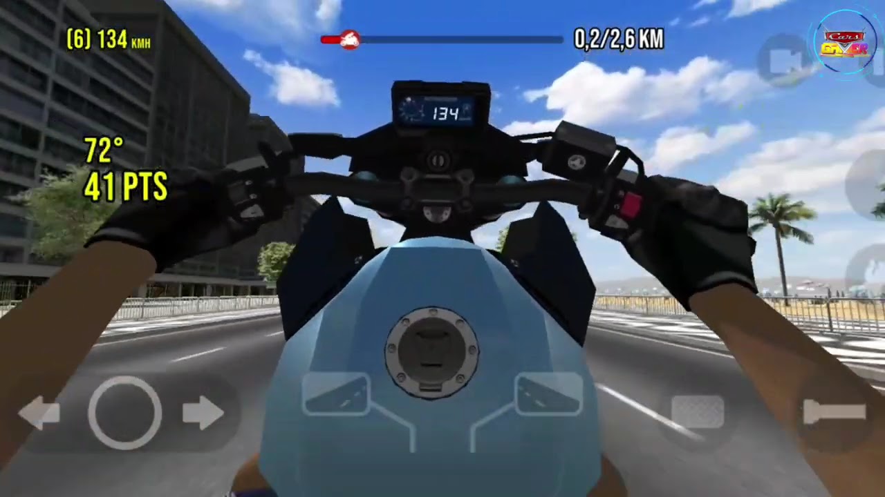 Extreme Highway Traffic Bike Race  