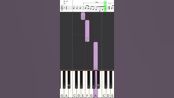 Thumbnail of How to play Hevenu Shalom Alechem הבאנו שלום עליכם .easy tutorial #Shorts