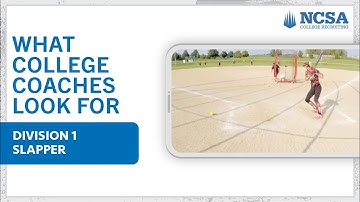 What it takes to be a D1 softball slapper?