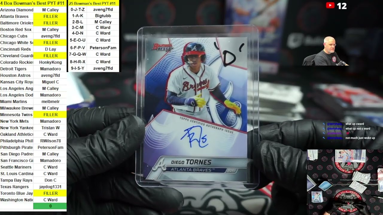 4 Box 2025 Bowman's Best PYT #11