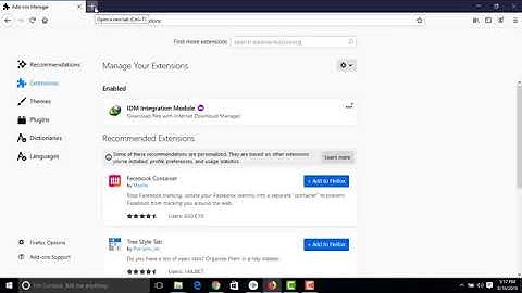 📌How To Add IDM Extension To Mozilla Firefox Browser Manually   Internet Download Manager ✔️