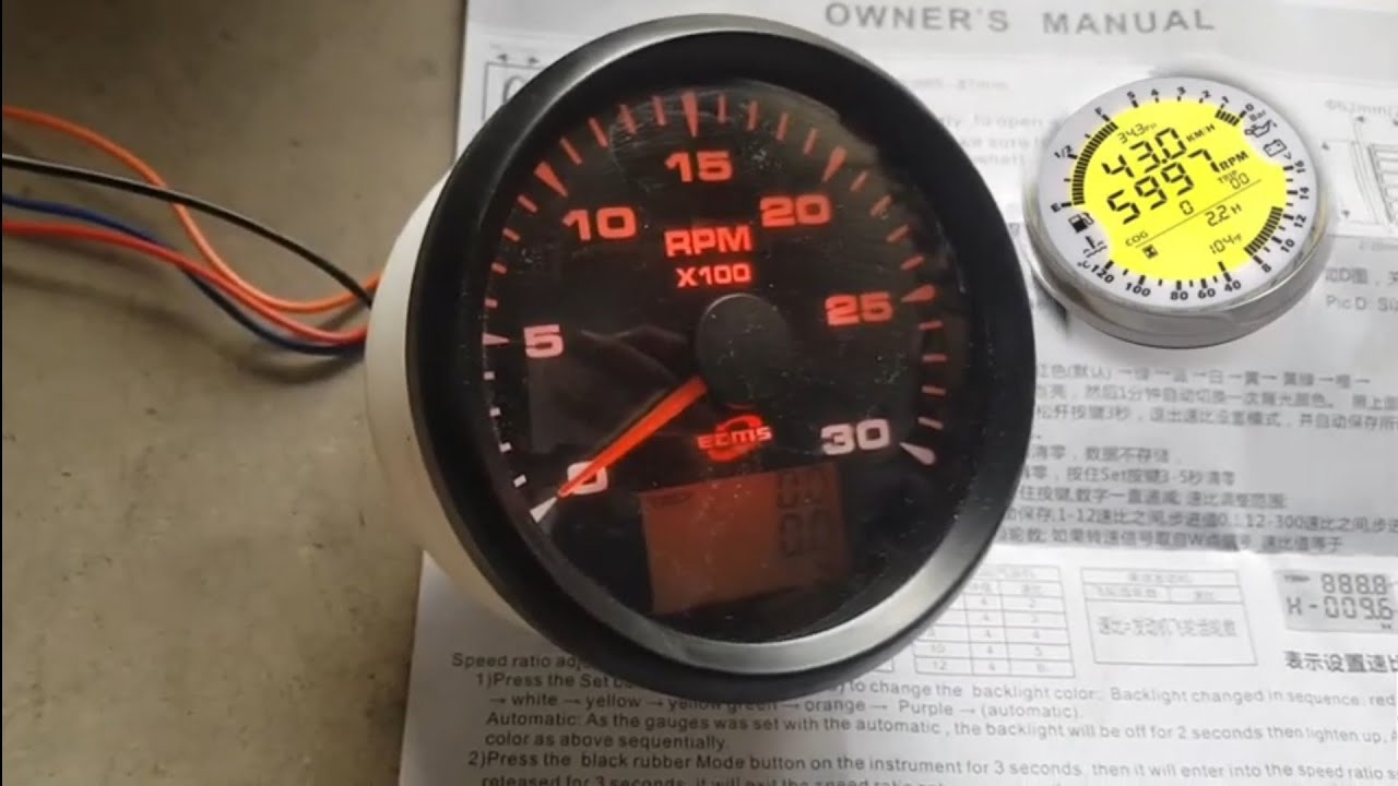 Hướng Dẫn Cài Đặt Chi Tiết Cho Bộ Đồng Hồ Cơ Máy Tàu Thủy |Cài Bước Răng | Sơ đồ Đấu Dây.