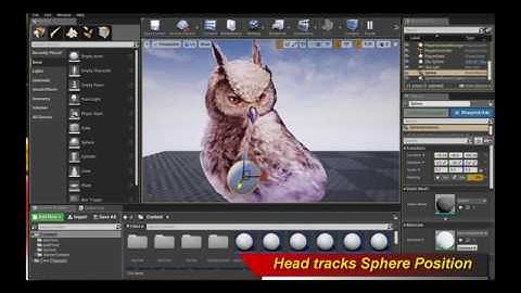 UE4 User Controllable Head Turning Owl ( Morph Targets Tutorial ), Part II
