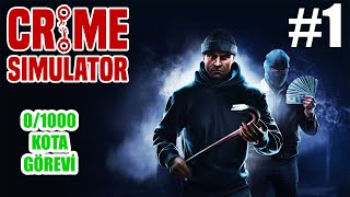 Solo Hirsizlik Kari̇yeri̇ - Crime Simulator - Bölüm 1