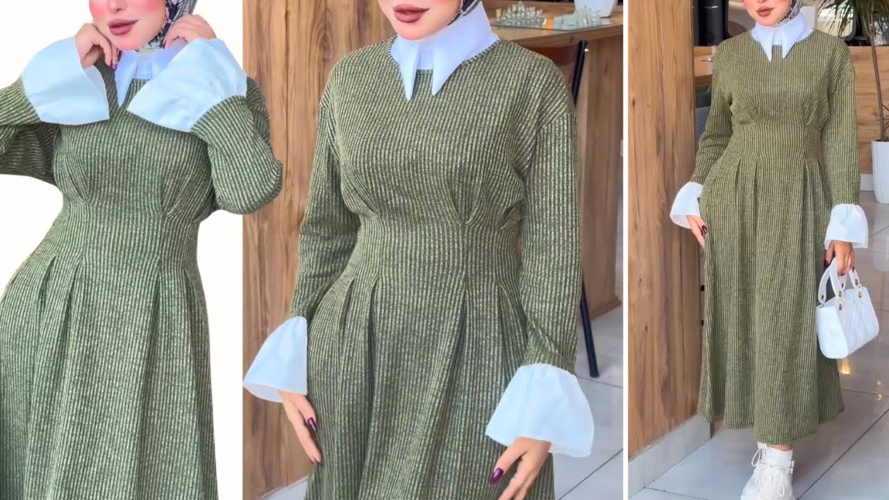 Sewing a unique and comfortable winter dress