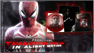 Ae inspired transition | in alightmotion | Preset+Xml | #alightmotion