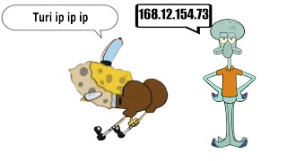 Turi ip ip ip but Squidward interrupts