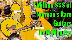 See over 1 MILLION Dollars of Norman's Rare Guitars in 10 minutes with Mark Agnesi - ChadatNAMM.com