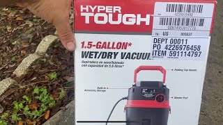 WALMART 1.5 GAL WET/DRY VACUUM REVIEW!!!!