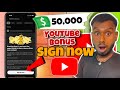 YouTube ₹50,000 Bonus 2025 – Invite-Only Program Explained!  Sign up karne sikho !!