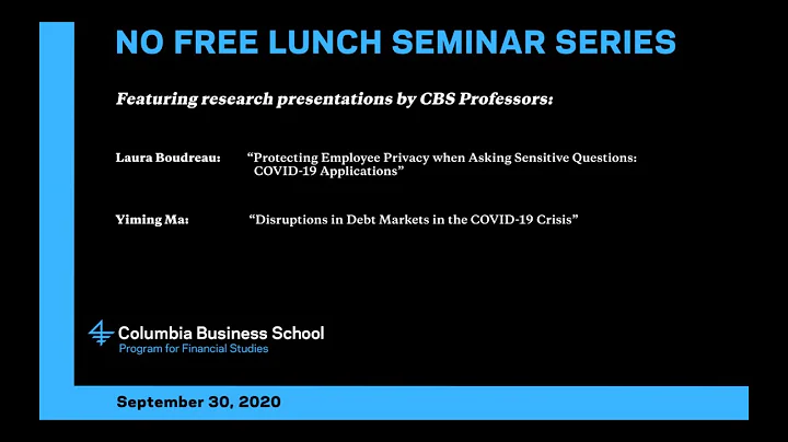 No Free Lunch Seminar Series: Featuring Research Presentations by CBS Professors