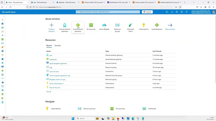 Azure to AWS VPN Connection