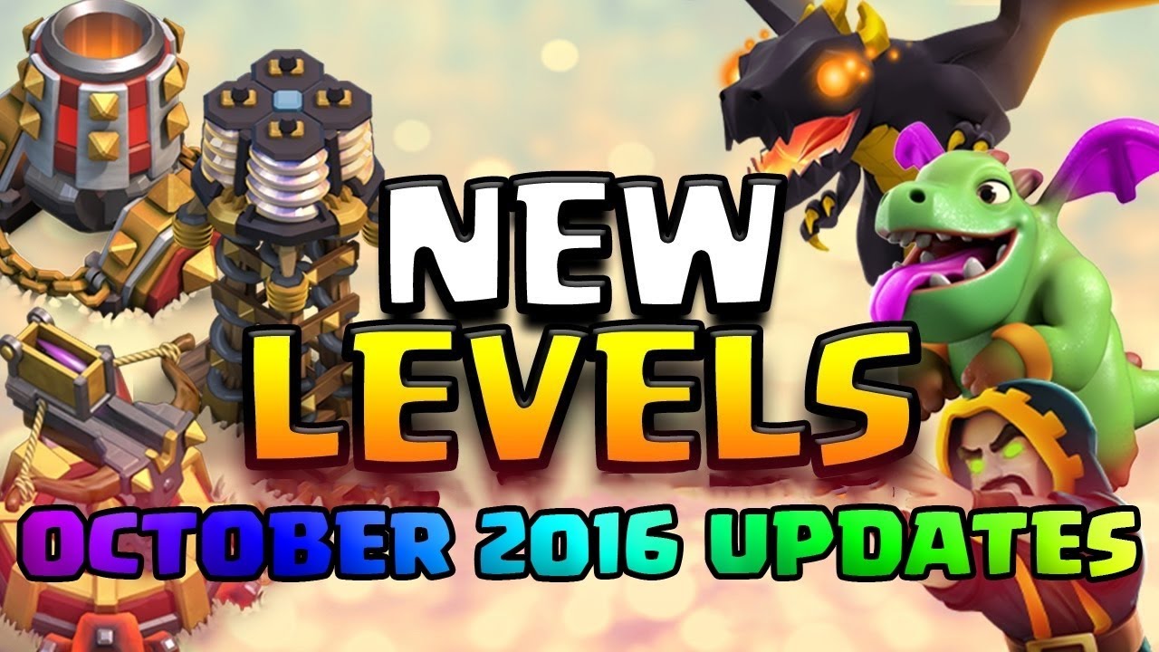 Clash of Clans Romania | New Update October 2016 New Defense and Level's Troops