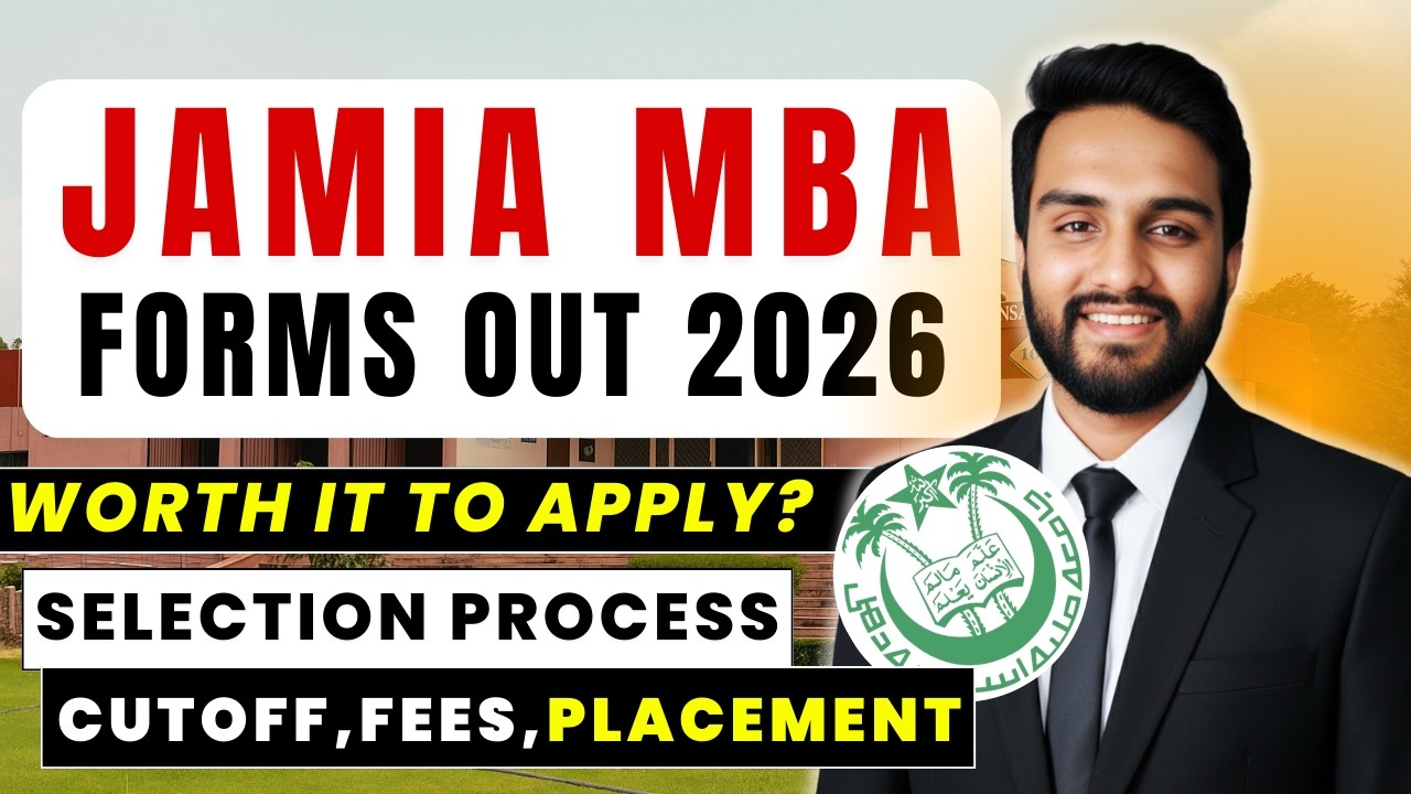 Jamia Millia Islamia MBA 2026 Form Out🔥| Eligibility, Fees & Last Date