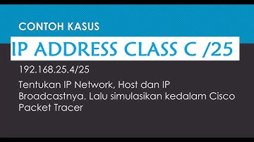 SpLit #29 Cara Menentukan IP Network dan IP Broadcast Pada IP Address Class C /25